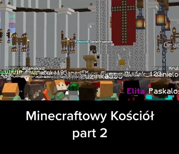 Msza św. w Minecrafcie