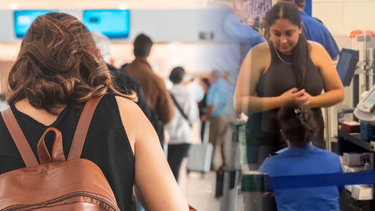 Metalowe zapięcia i kontrola na lotnisku