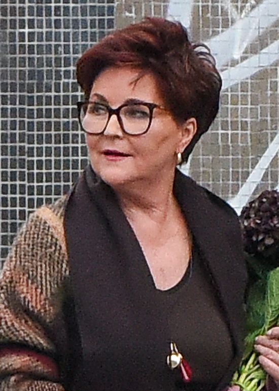 Jolanta Kwaśniewska na zakupach w butiku