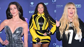 Gwiazdy na gali On Air Music Awards: Roxie Węgiel z głębokim dekoltem, pszczółka Oliwka Brazil, Maryla Rodowicz w dresiku (ZDJĘCIA)
