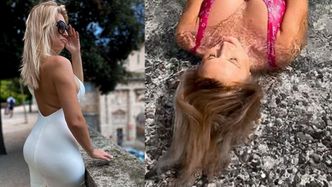 "Syrenka" Karolina Pajączkowska prezentuje wdzięki w bikini, pluskając się w "krystalicznie czystej wodzie" (FOTO)