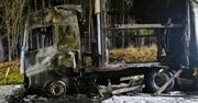 Pożar ciężarówki na starej trójce koło Gorzowa