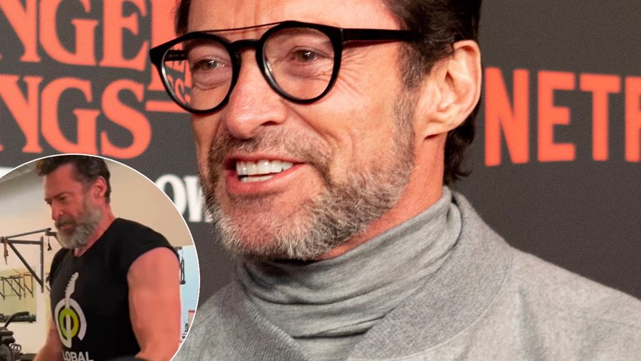 Hugh Jackman daje z siebie wszystko podczas treningów