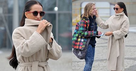 Elegancka Steczkowska wychodzi z "Pytania na śniadanie" (ZDJĘCIA)