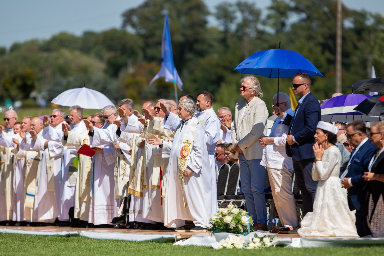 Poświęcenie monumentu Matki Bożej w Konotopiu