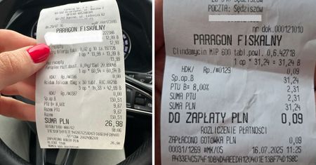 "Całe 9 gr za antybiotyk". Internauci publikują paragony z aptek