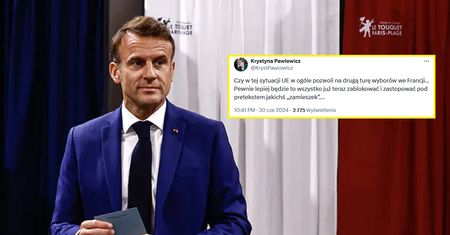 Wyniki wyborów we Francji. Reakcja Pawłowicz