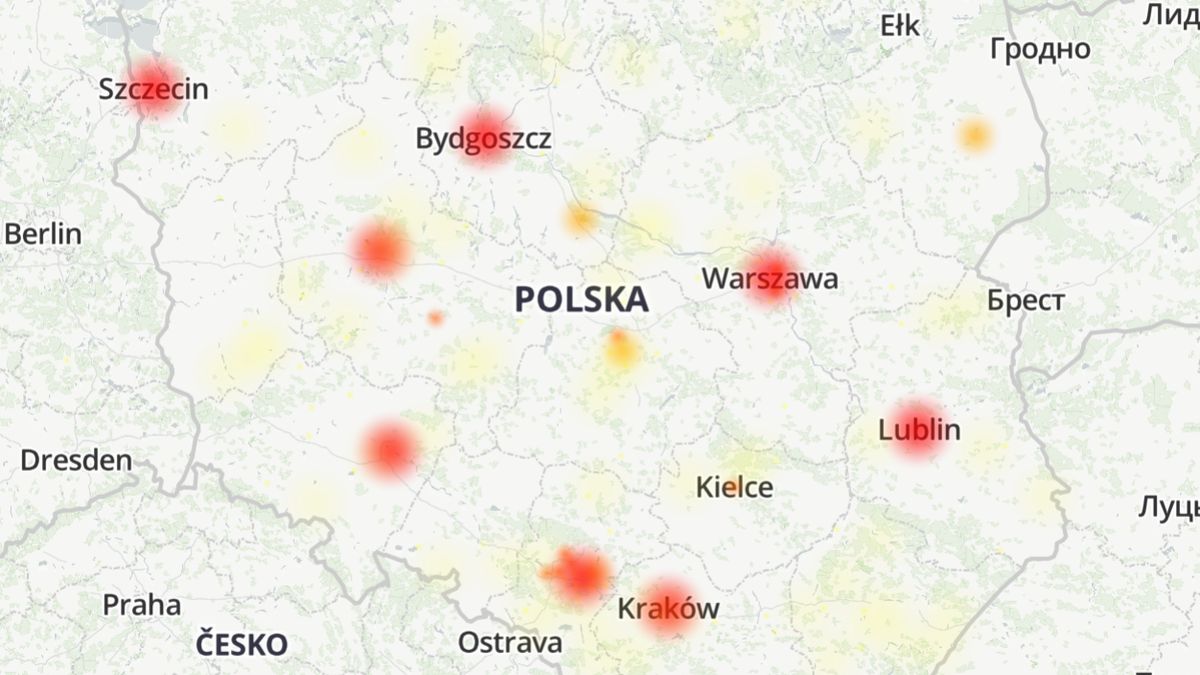 Awaria PKO Banku Polskiego