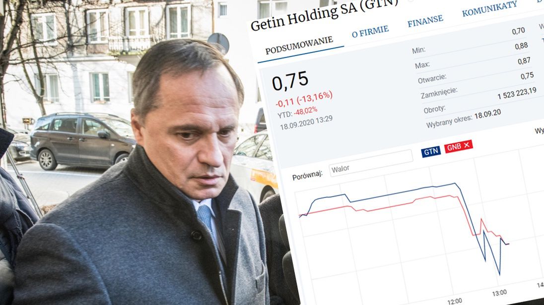 Spółki należące do Leszka Czarneckiego wczesnym popołudniem dużo straciły na giełdzie