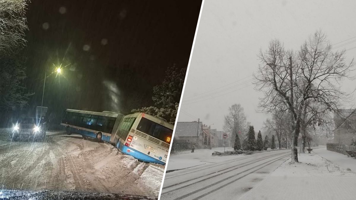Śnieżyce dotarły do Polski