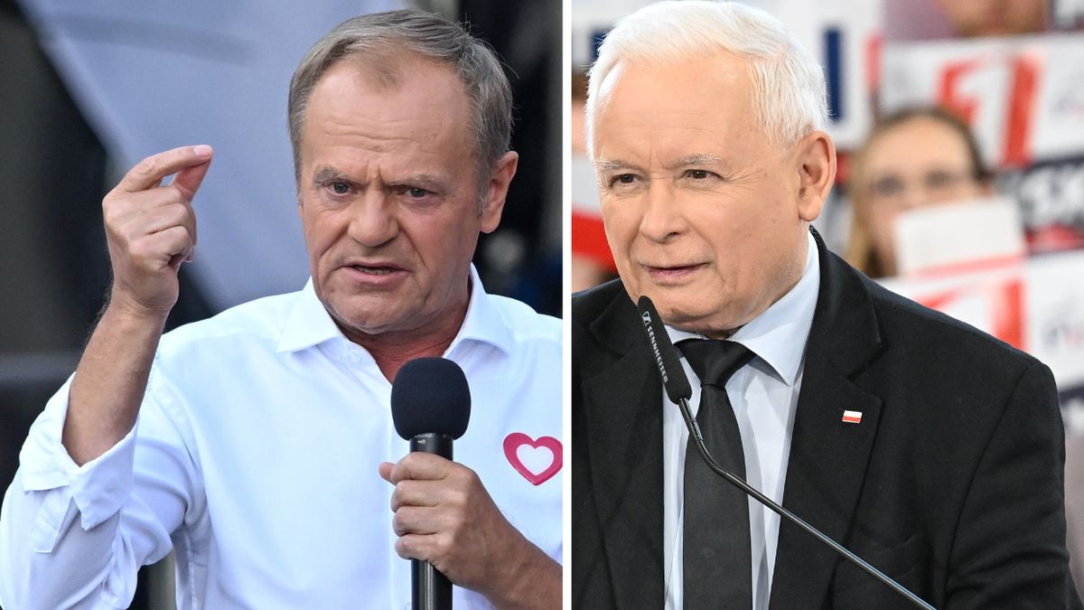 Donald Tusk i Jarosław Kaczyński