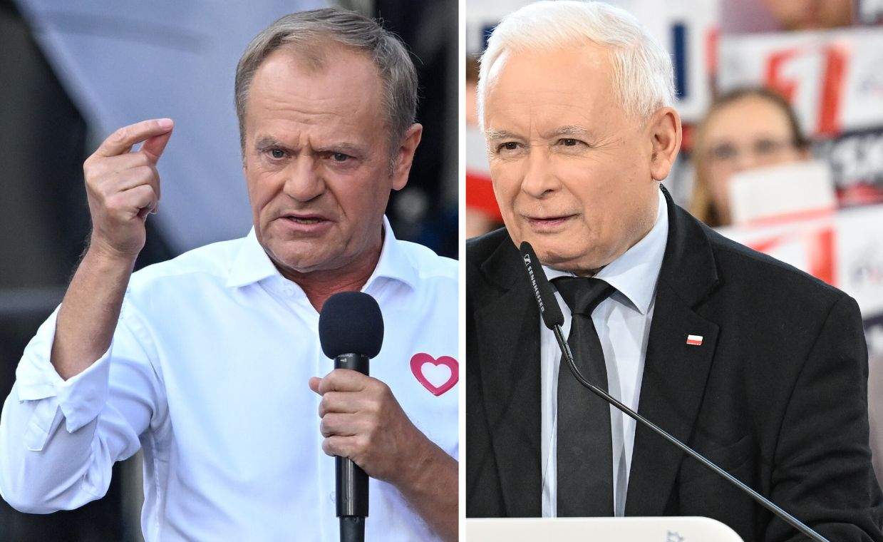 Donald Tusk i Jarosław Kaczyński