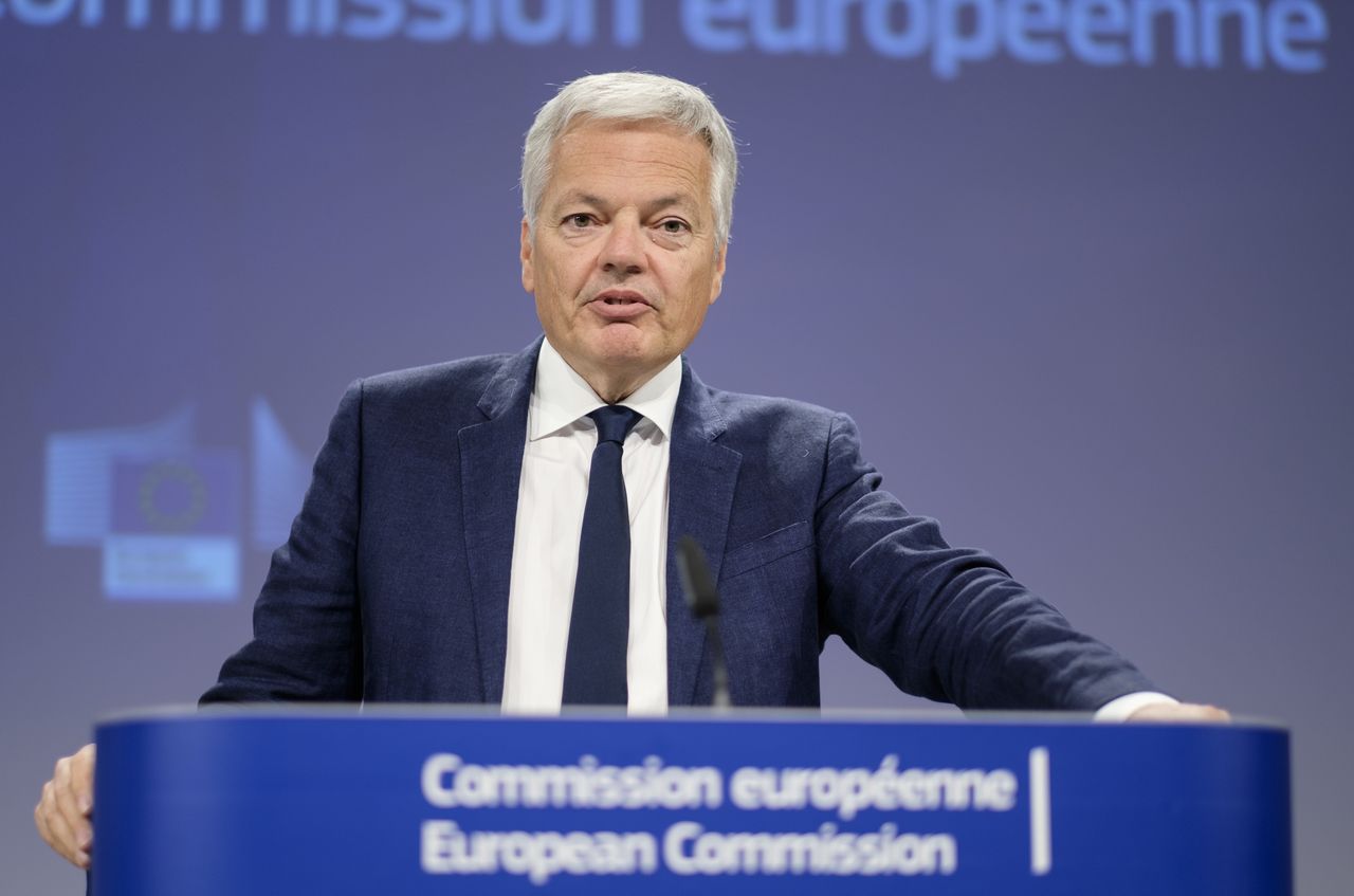 Wyrok TK ws. prawa unijnego. Jest reakcja ze strony Komisji Europejskiej. Na zdjęciu Didier Reynders, komisarz UE ds. sprawiedliwości 