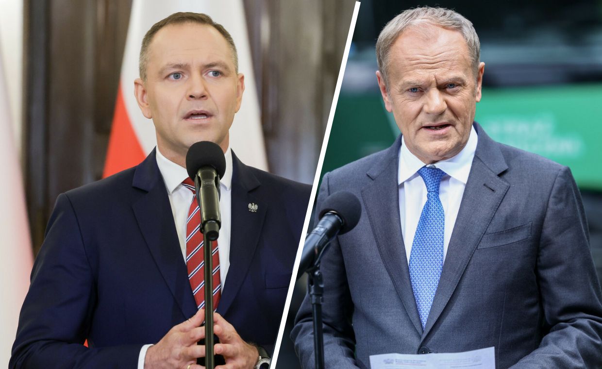 Tusk uderza w Nawrockiego. "Obrzuca błotem własne państwo"