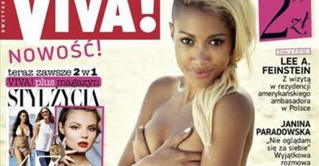 Kazadi pozuje TOPLESS na okładce! (FOTO)