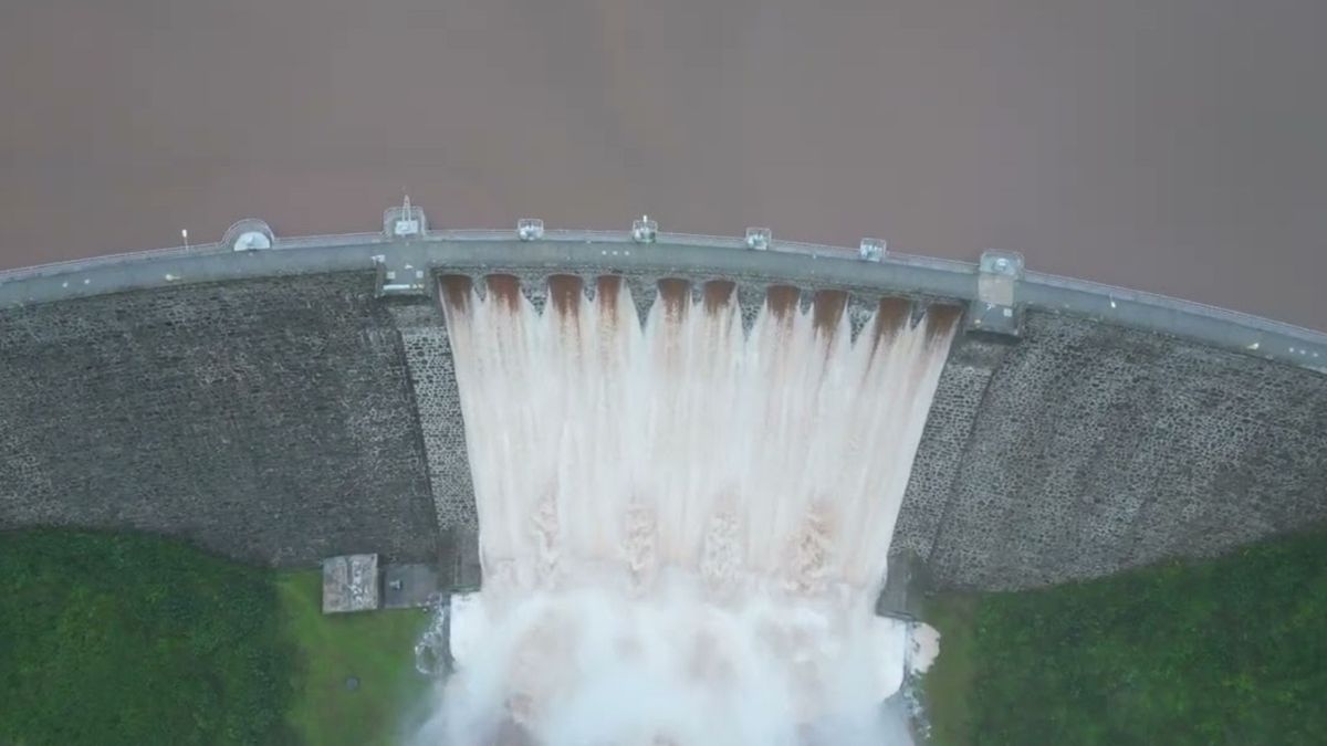 Wielka awaria tamy. Wody ubywa w drastycznym tempie