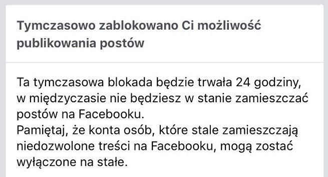 Facebook blokuje treści o Marszu Niepodległości, minister cyfryzacji zapowiada rozmowy z portalem