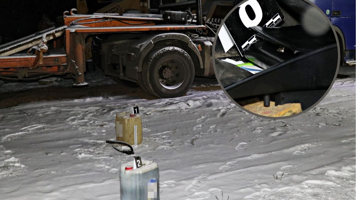 Złodziej paliwa uciekając zostawił portfel z dokumentami