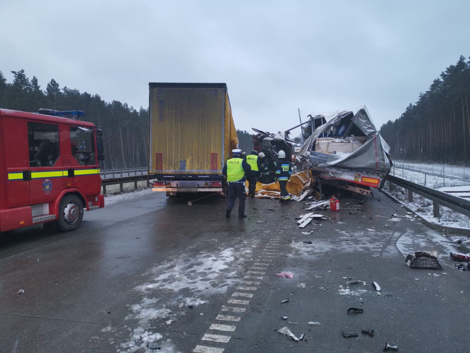 Śląsk. Wypadek w Woźnikach. Autostrada A1 w stronę Gliwic zablokowana