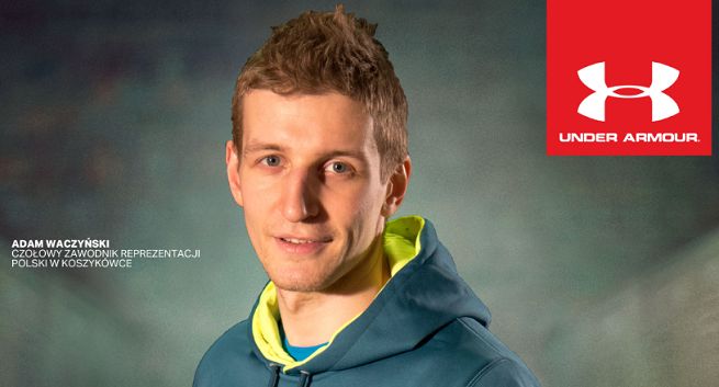 Koszykarz Adam Waczyński będzie reklamował odzież Under Armour