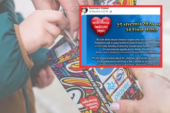 Ksiądz z Elbląga zagra z WOŚP. Niedzielną tacę przekaże do puszki