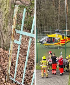 Dziecko nadziało się na ogrodzenie. Dramatyczna akcja ratunkowa