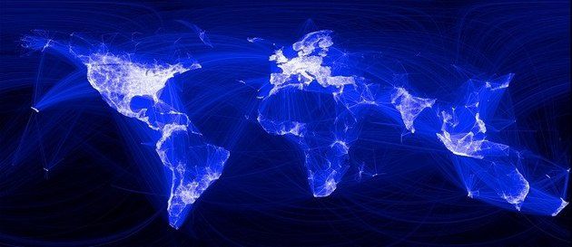 Internet mapa