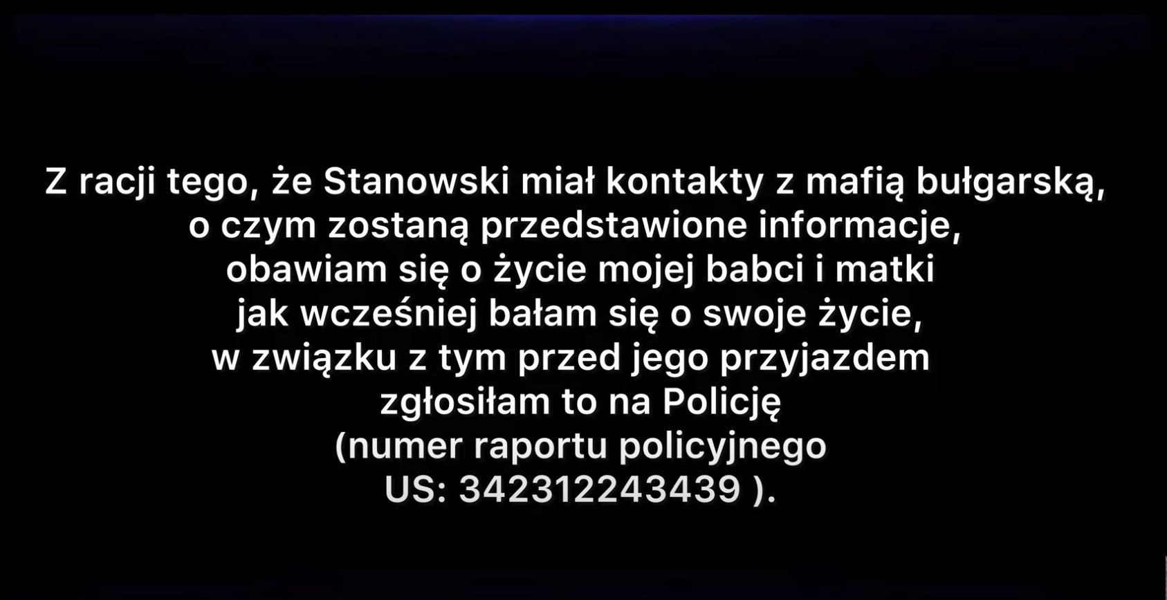 Caroline Derpienski drży o swoje życie