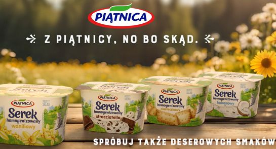 Piątnica promuje serki homogenizowane