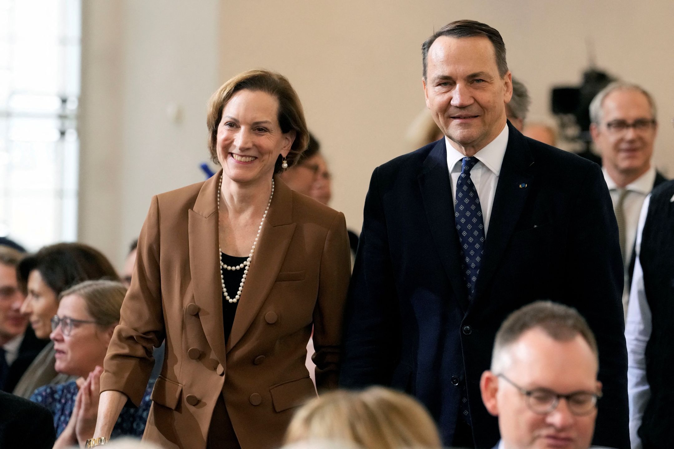 Anne Applebaum i Radosław Sikorski