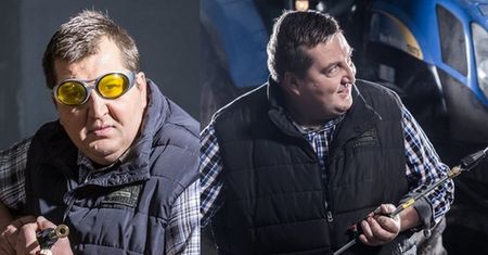 "AGROTERMINATOR": Adam Kraśko reklamuje maszyny czyszczące (ZDJĘCIA)