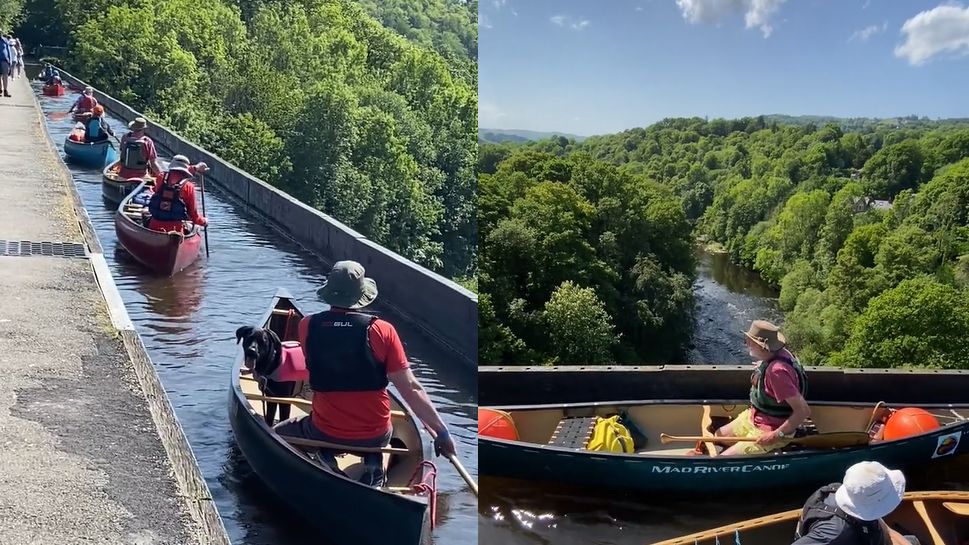 Akwedukt Pontcysyllte to niezywkła atrakcja Walii