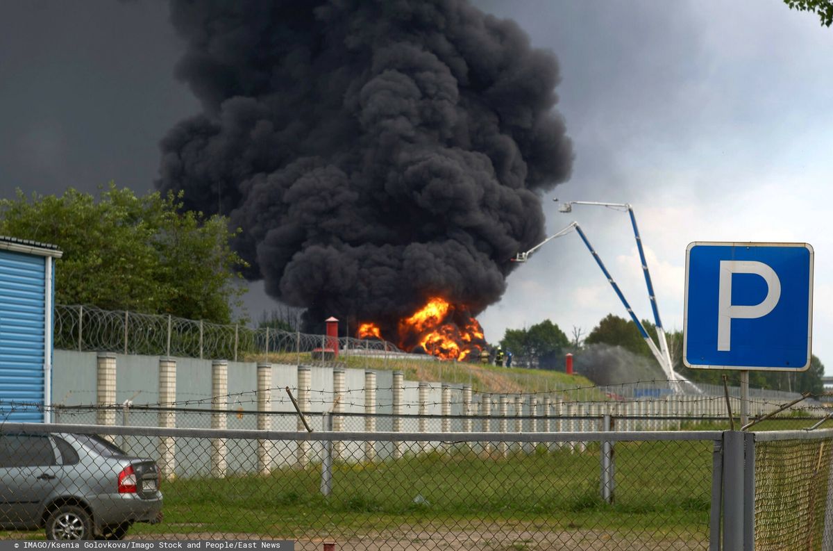 Pożar składów paliwa w Woroneżu