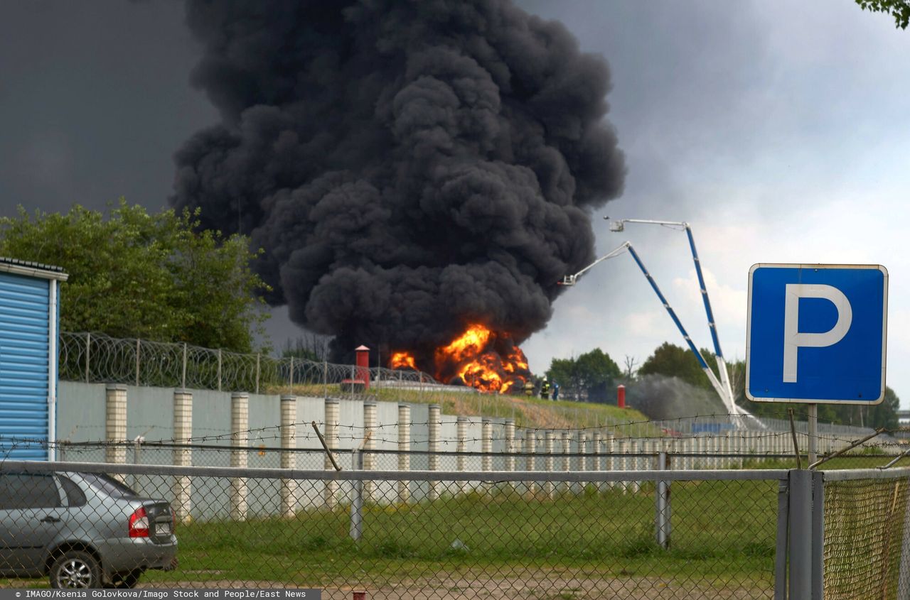 Pożar składów paliwa w Woroneżu