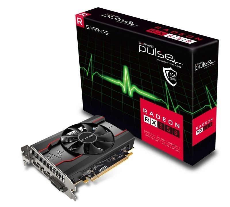 Sapphire Radeon RX 550 Pulse 4G