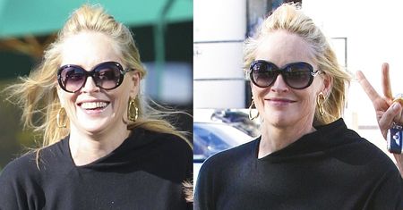 Sharon Stone znów BEZ STANIKA!