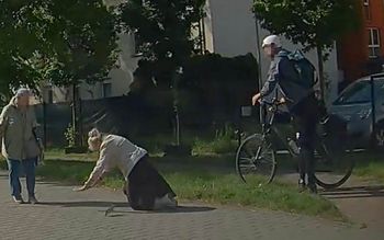 80-latka padła na ziemię. Skandaliczny czyn rowerzysty. Apel rodziny