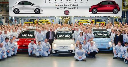Milion Fiatów 500 wyprodukowanych w Polsce!