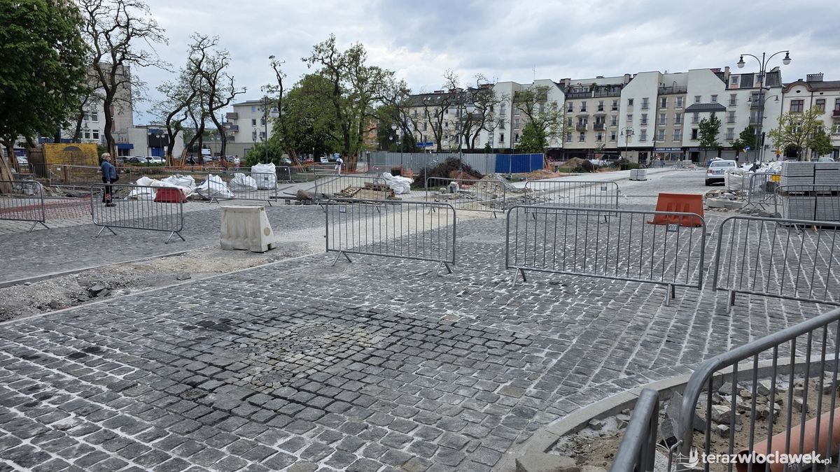 Zielone tereny Śródmieścia miasta Włocławek 07-05-2026