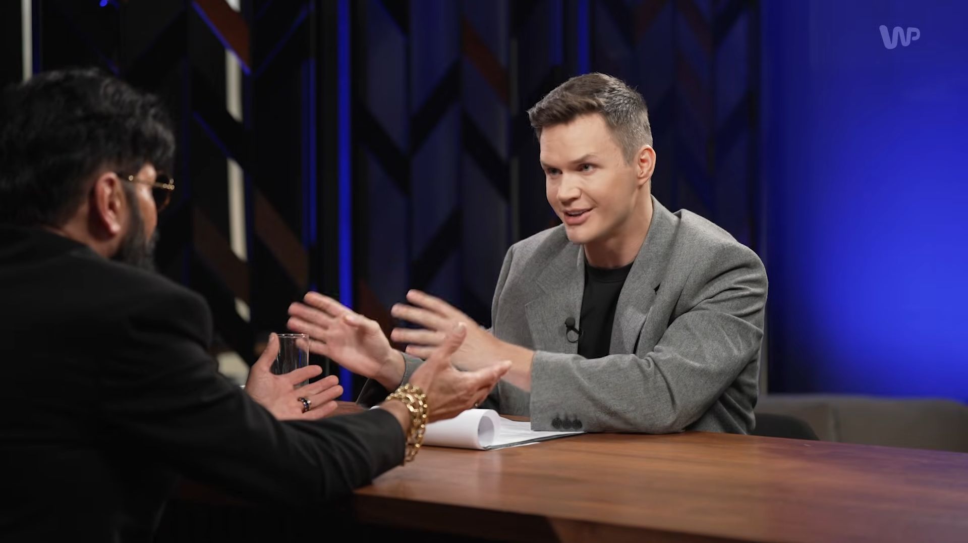 Krzysztof Rutkowski i Michał Dziedzic w programie "Portret"