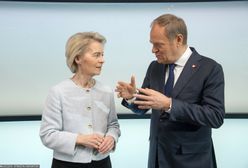 Tusk z wizytą na granicy. Przyjechał z Ursulą von der Leyen
