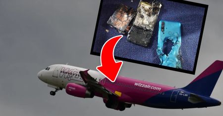 Groza na pokładzie samolotu Wizz Air. Zapalił się telefon pasażera!