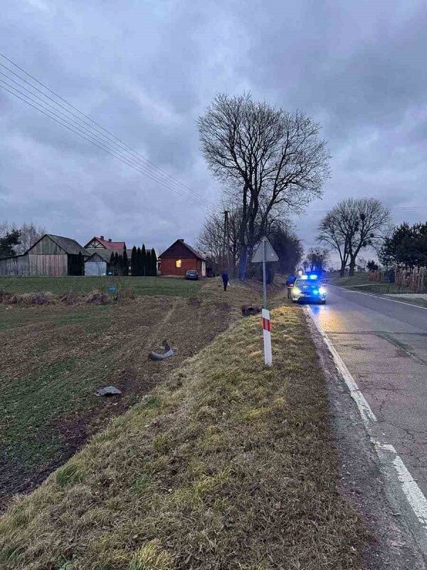 kierujący zasłabł za kierownicą