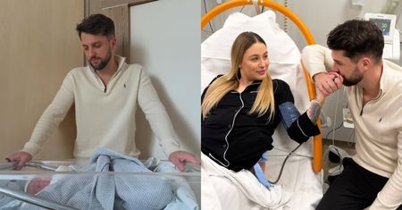 Luka prezentuje nowe zdjęcia prosto z porodówki: "ALE DUMNY TATA" (FOTO)