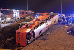 Tragedia niedaleko Przemyśla. Zmarła kolejna osoba po wypadku autokaru