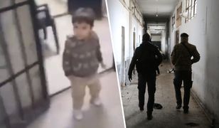 Weszli do więzień Asada. Stanął przed nimi mały chłopczyk