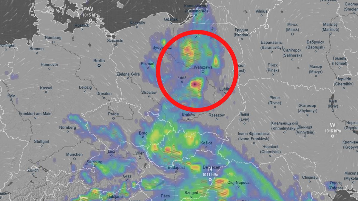 Kolejne opady zawitają do Polski już 1 czerwca.