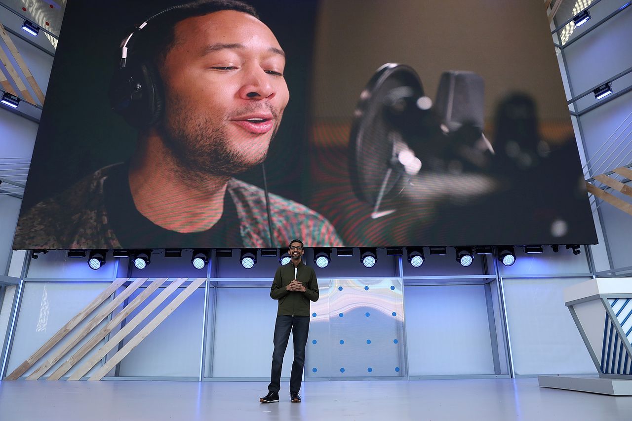 Google I/O 2018 i zapowiedź nowych głosów w Asystencie Google, źródło: Getty Images)