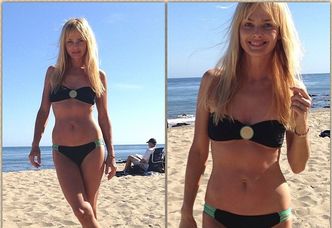 Coraz młodsza Izabella Scorupco pozuje w bikini. Seksowna? (ZDJĘCIA)