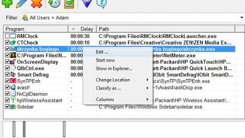 Przyspiesz ładowanie się systemu opóźniając start aplikacji 1